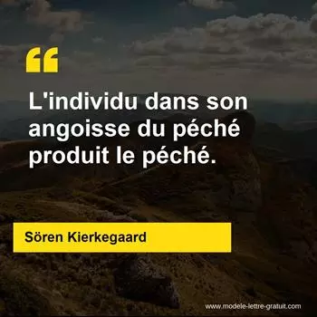 Citation Sören Kierkegaard