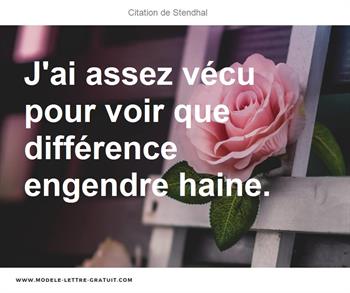 Citations Stendhal