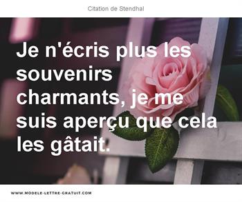 Citations Stendhal