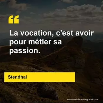 Citation Stendhal