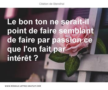 Citations Stendhal