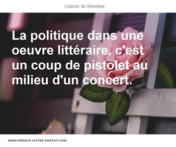 Citations Stendhal