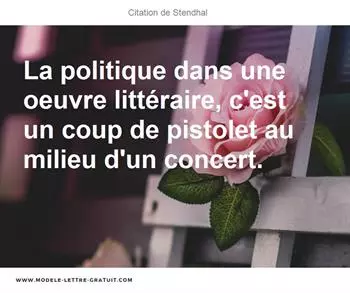 Citations Stendhal