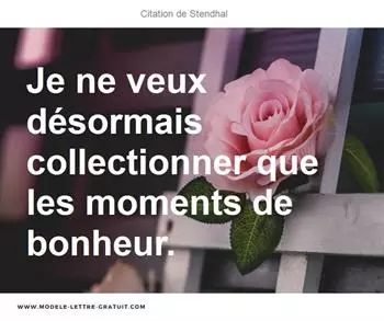 Citations Stendhal