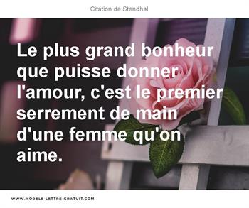 Citations Stendhal