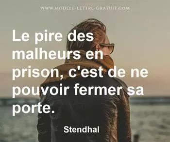 Citation de Stendhal