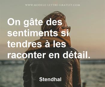 Citation de Stendhal