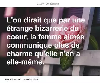 Citations Stendhal