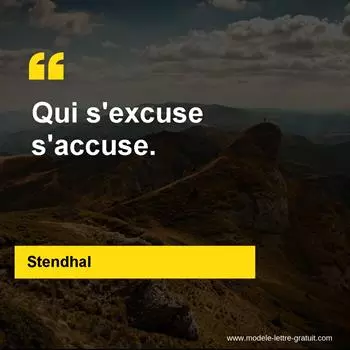 Citation Stendhal