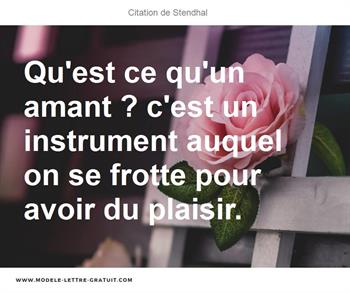 Citations Stendhal