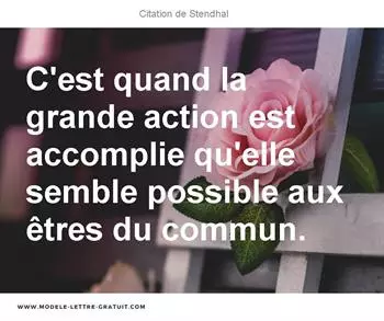 Citations Stendhal