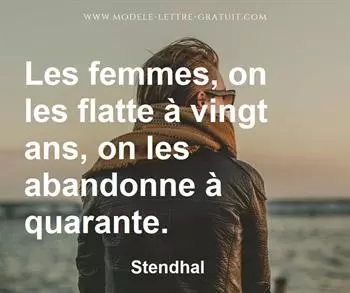 Citation de Stendhal