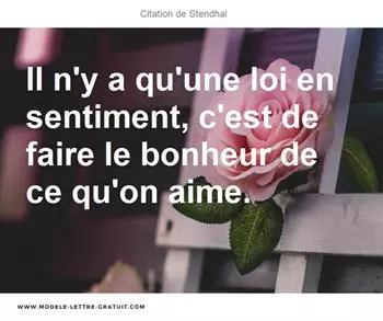 Citations Stendhal