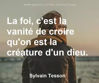 Citation de Sylvain Tesson