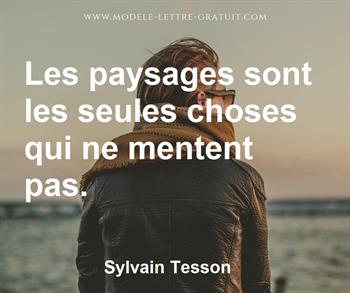 Citation de Sylvain Tesson