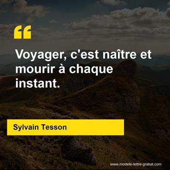 Citation Sylvain Tesson