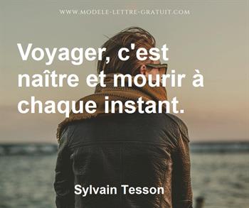 Citation de Sylvain Tesson