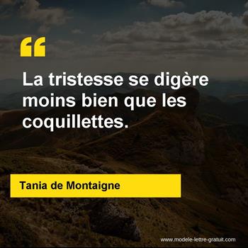 Citation de Tania de Montaigne