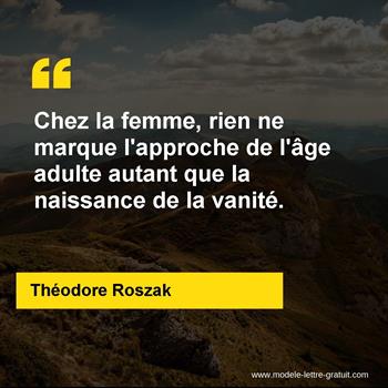 Citation de Théodore Roszak