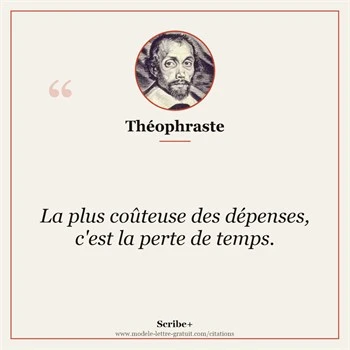 Citation Théophraste