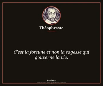 Citation de Théophraste