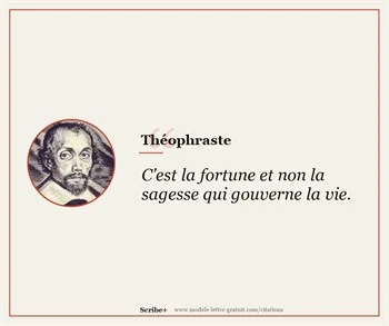 Citations Théophraste
