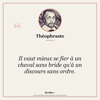 Citation Théophraste