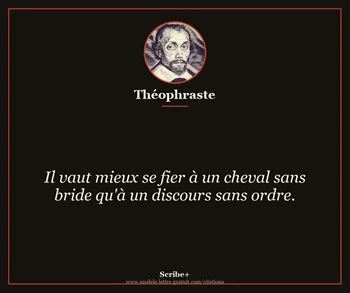 Citation de Théophraste