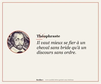 Citations Théophraste