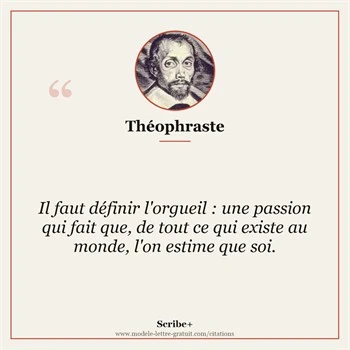 Citation Théophraste