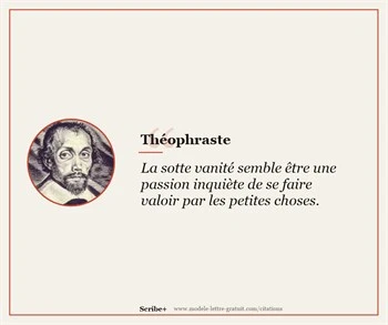 Citations Théophraste