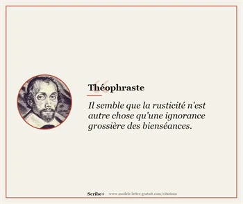 Citations Théophraste