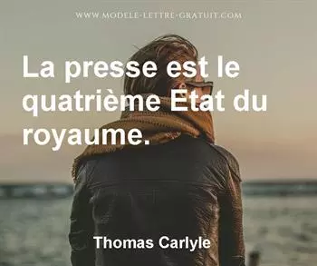 Citation de Thomas Carlyle