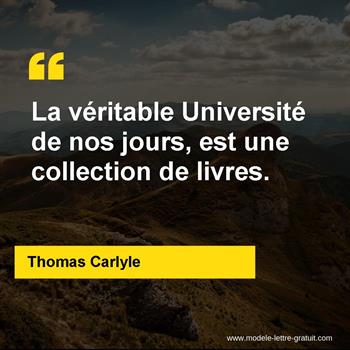 Citations Thomas Carlyle