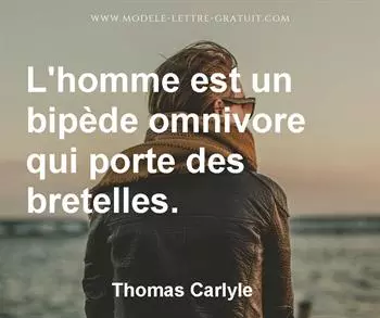 Citation de Thomas Carlyle