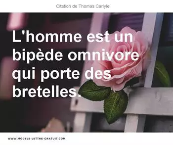 Citations Thomas Carlyle