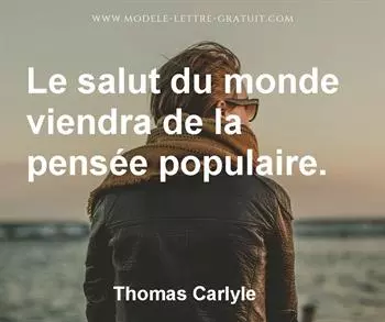 Citation de Thomas Carlyle