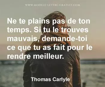 Citation de Thomas Carlyle