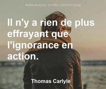 Citation de Thomas Carlyle