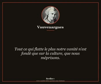 Citation de Vauvenargues