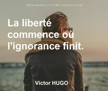 Citation de Victor HUGO