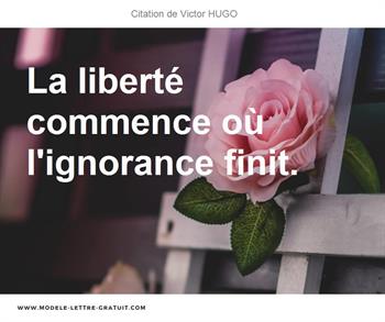 Citations Victor HUGO