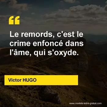 Citation Victor HUGO