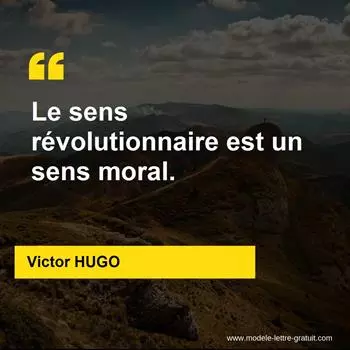 Citation Victor HUGO