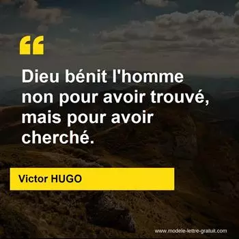 Citation Victor HUGO