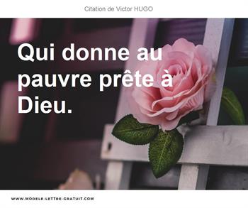 Citations Victor HUGO