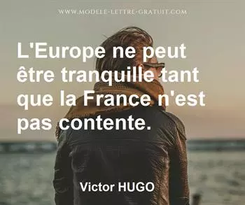 Citation de Victor HUGO