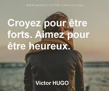Citation de Victor HUGO