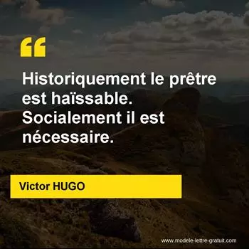 Citation Victor HUGO