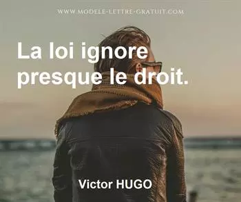Citation de Victor HUGO